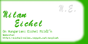 milan eichel business card